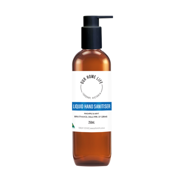 OUR HOME LIFE HAND SANITISER - FIZZY PINEAPPLE & MINT SCENT