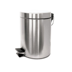 Geelong brush stainless steel bathroom bin