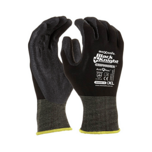 MAXISAFE BLACK KNIGHT GRIPMASTER COATED GLOVE