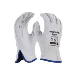 MAXISAFE NATURAL FULL-GRAIN LEATHER RIGGER GLOVES