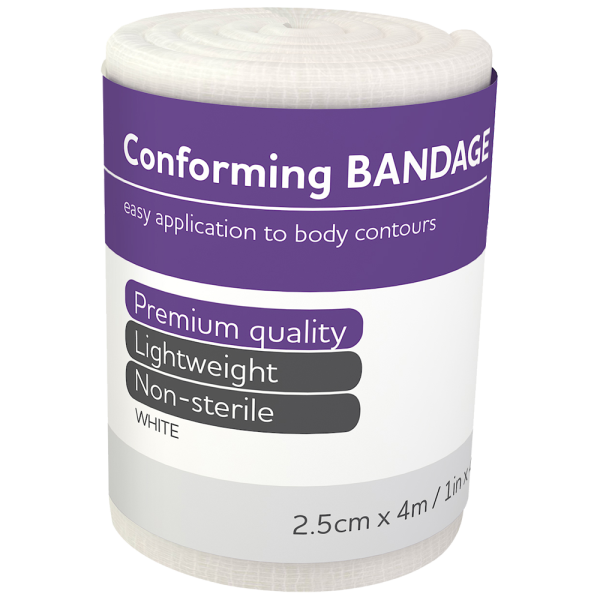 AEROFORM CONFORMING BANDAGE 2.5cm x 4m - qty 1 AF25