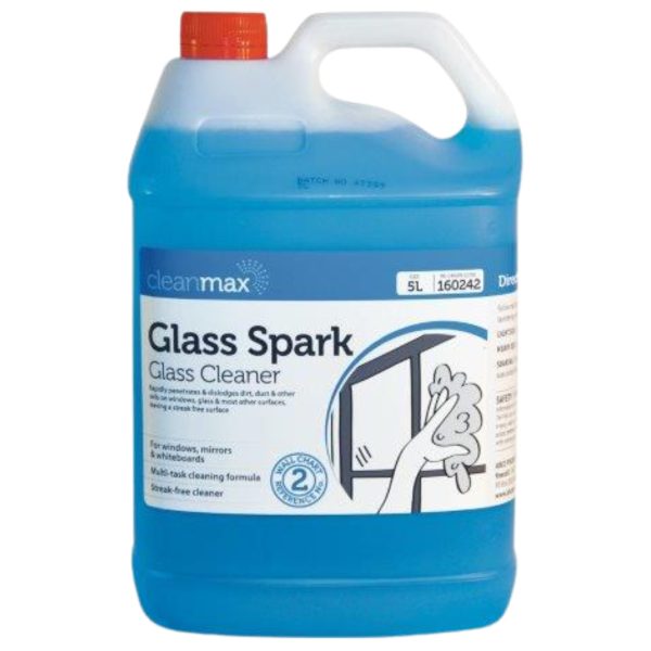 Cleanmax Glass Cleaner Glass Spark 5L Each 160242