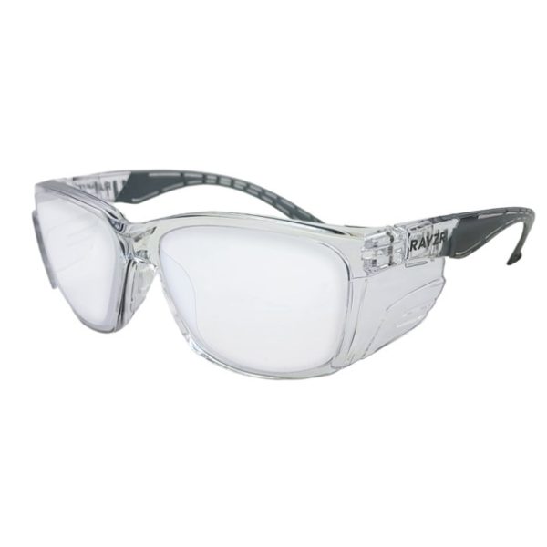 MAXISAFE Rayzr Safety Glasses - Clear Frame - Clear Lens ERZ383