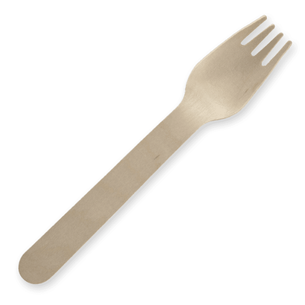 PREMIUM WOODEN FSC 100% CUTLERY WAX COATED - FORK 160M WCFRK-P