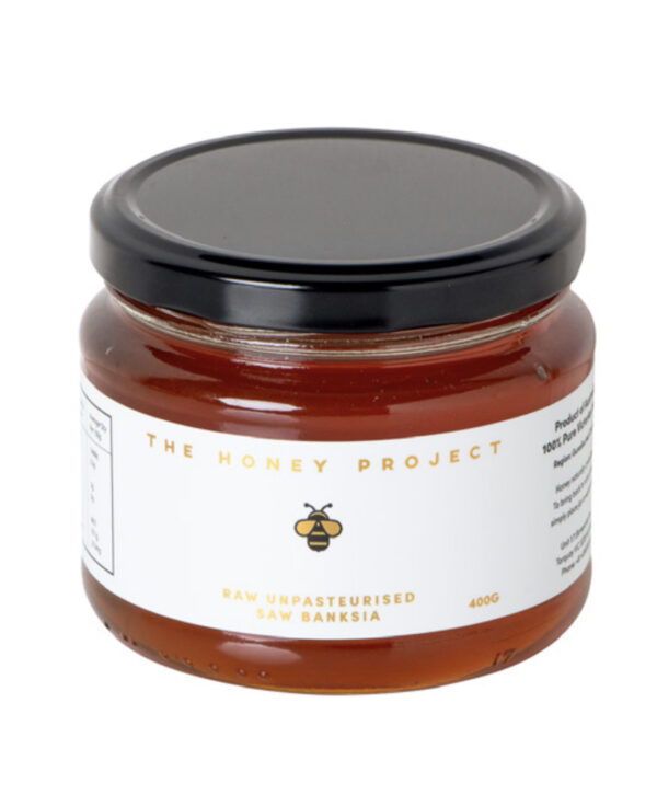 THE HONEY PROJECT RAW HONEY - RED GUM - 400g or 1kg 400g