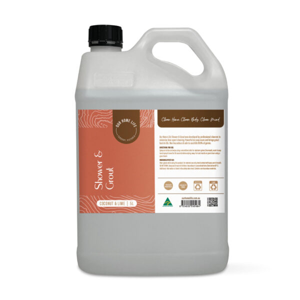 OUR HOME LIFE SHOWER & GROUT CLEANER - BIODEGRADABLE - 1L - Image 2