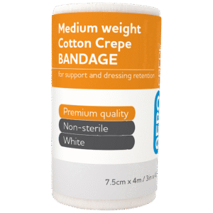 AEROCREPE MEDIUM COTTON CREPE BANDAGE 7.5CM X 4M