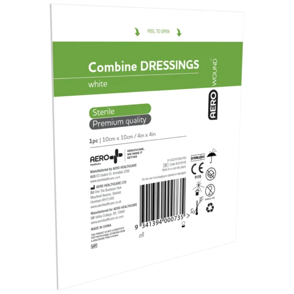 AEROWOUND COMBINE DRESSING 10CM X 10CM