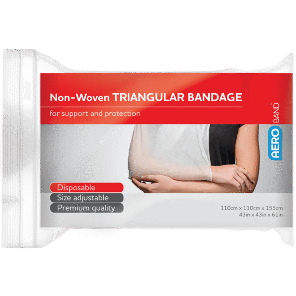 AEROBAND NON-WOVEN TRIANGLE BANDAGE 110 X 110 X 155CM