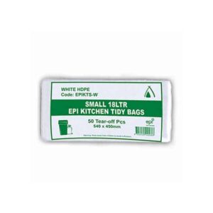 EPI 100% DEGRADABLE 18L BIN LINERS - QTY 50 EPIKTS-W