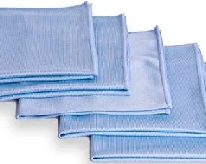 HEAVY DUTY MICROFIBRE GLASS CLOTH – BLUE – 40x40cm | 10pcs