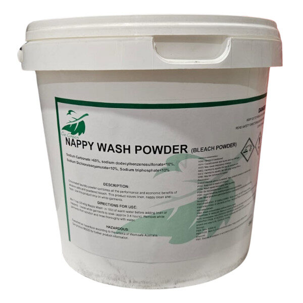 NAPPY WASH POWDER 5KG PAIL